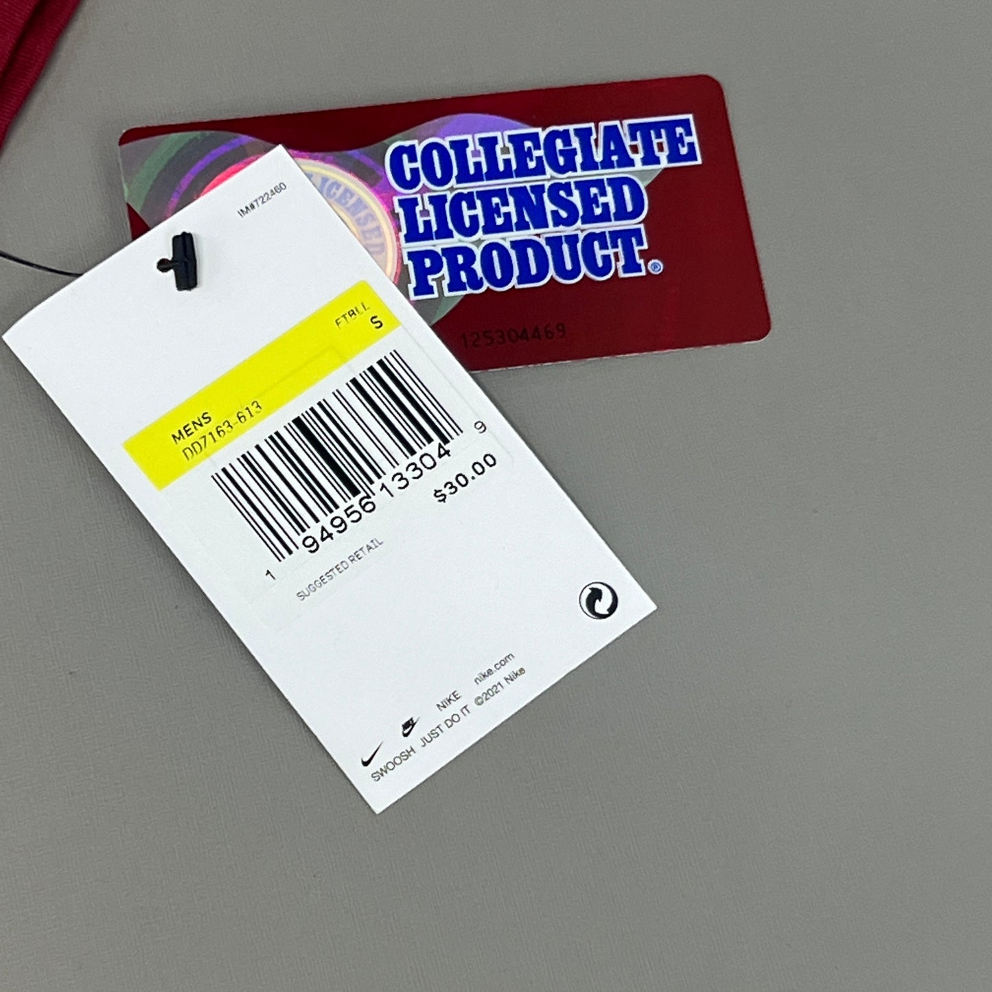 NIKE USC Trojans Essential Wordmark T-Shirt Men's Sz S Cardinal Red DD7163 (New)