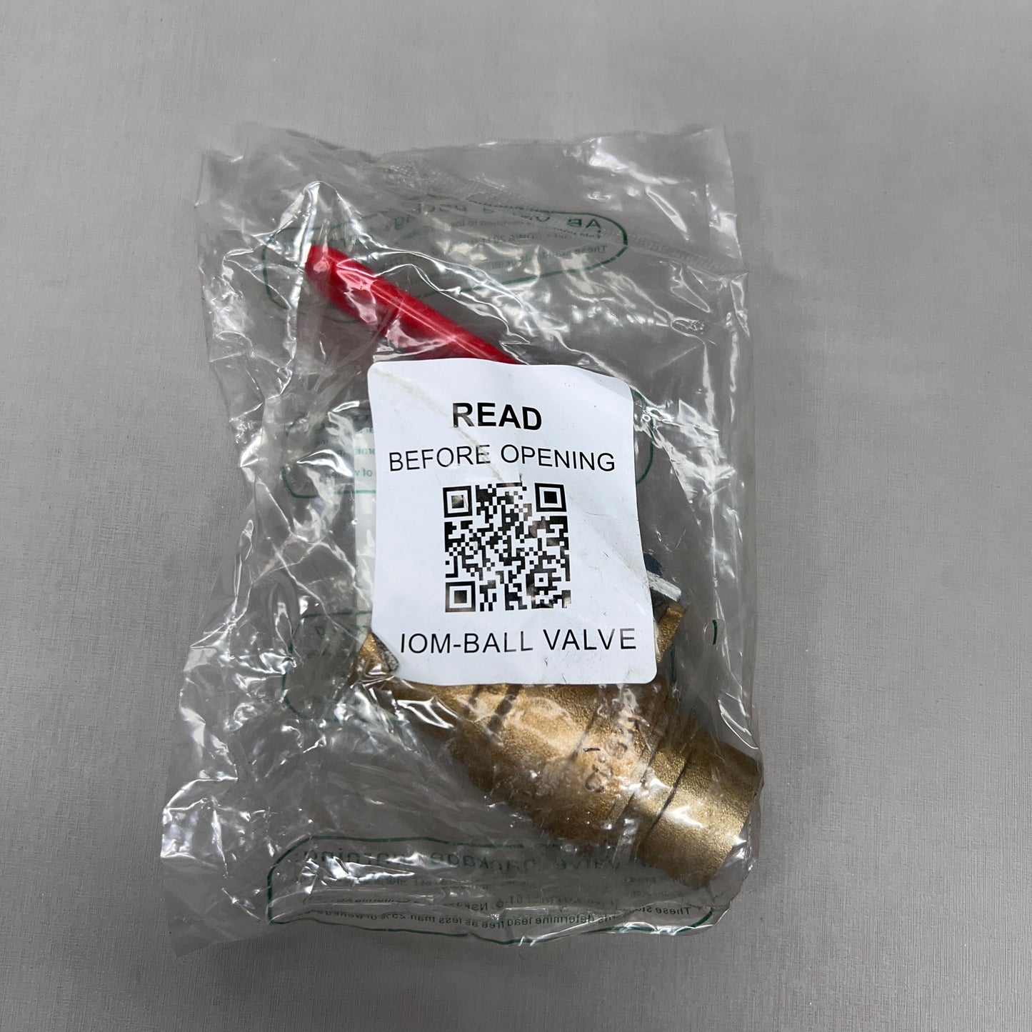 RED-WHITE VALVE Brass Ball Valve 3/4" 0.55 lb 5595AB (New)