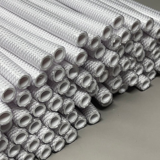 Pack Of 100 Braided Water Line Tubing / Hoses .332 X .555 X 14.5 Long Made In USA (New)