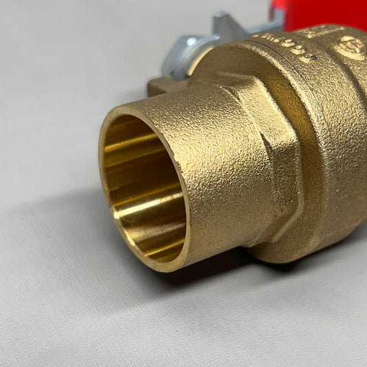 RED-WHITE VALVE Brass Ball Valve 1" 1.05 lb 5595AB (New)