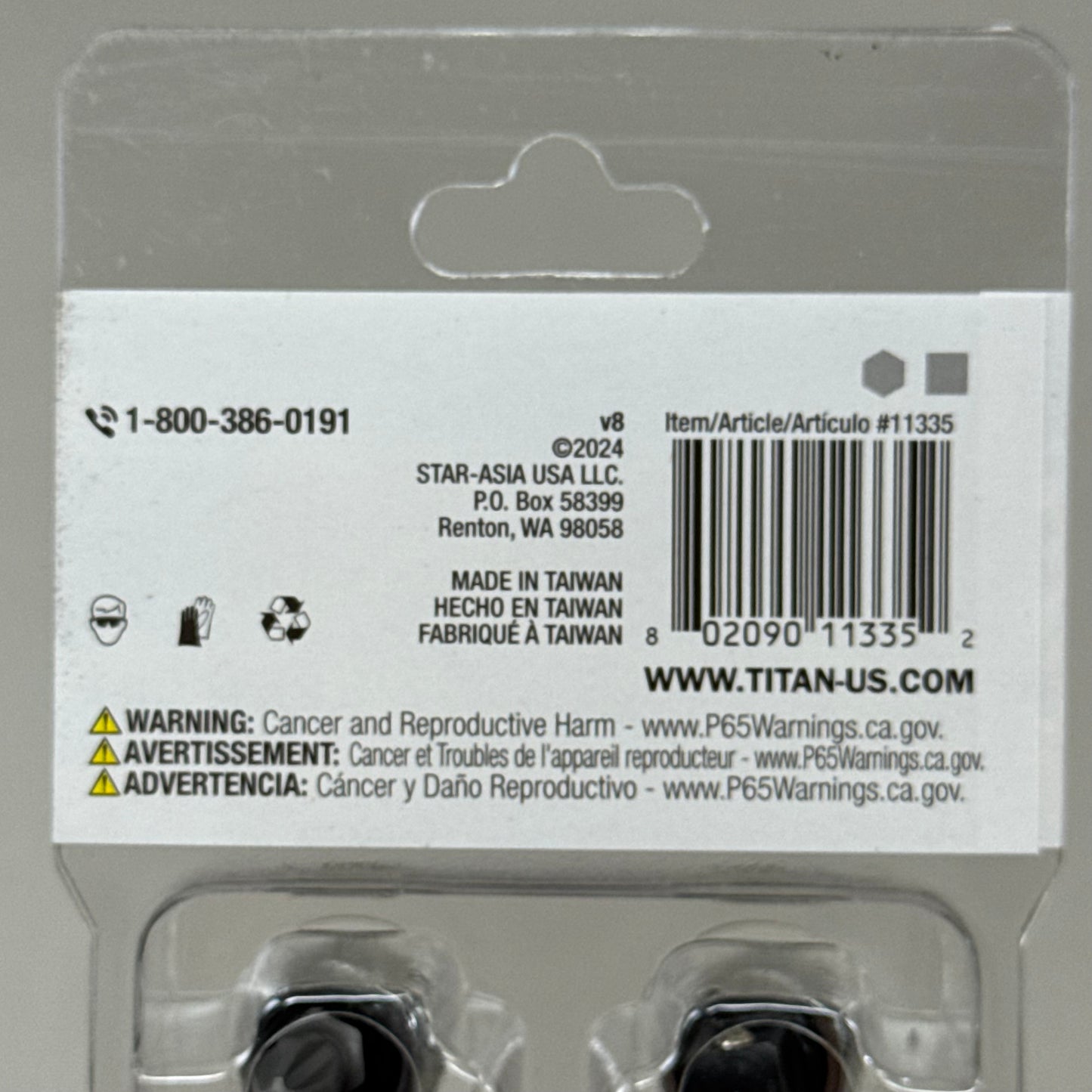 TITAN (2 Piece) Micro Series Ratchet & Bit Driver 1/4" Dr. x 4-1/8" Long 11335