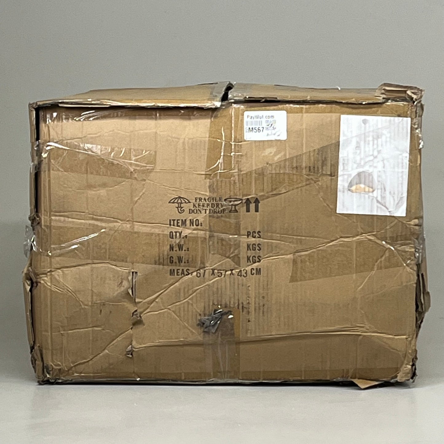 VAKKERLIGHT Khmara Halia Pendant Lamp Japanese Moon Inspired 67x57x43cm White