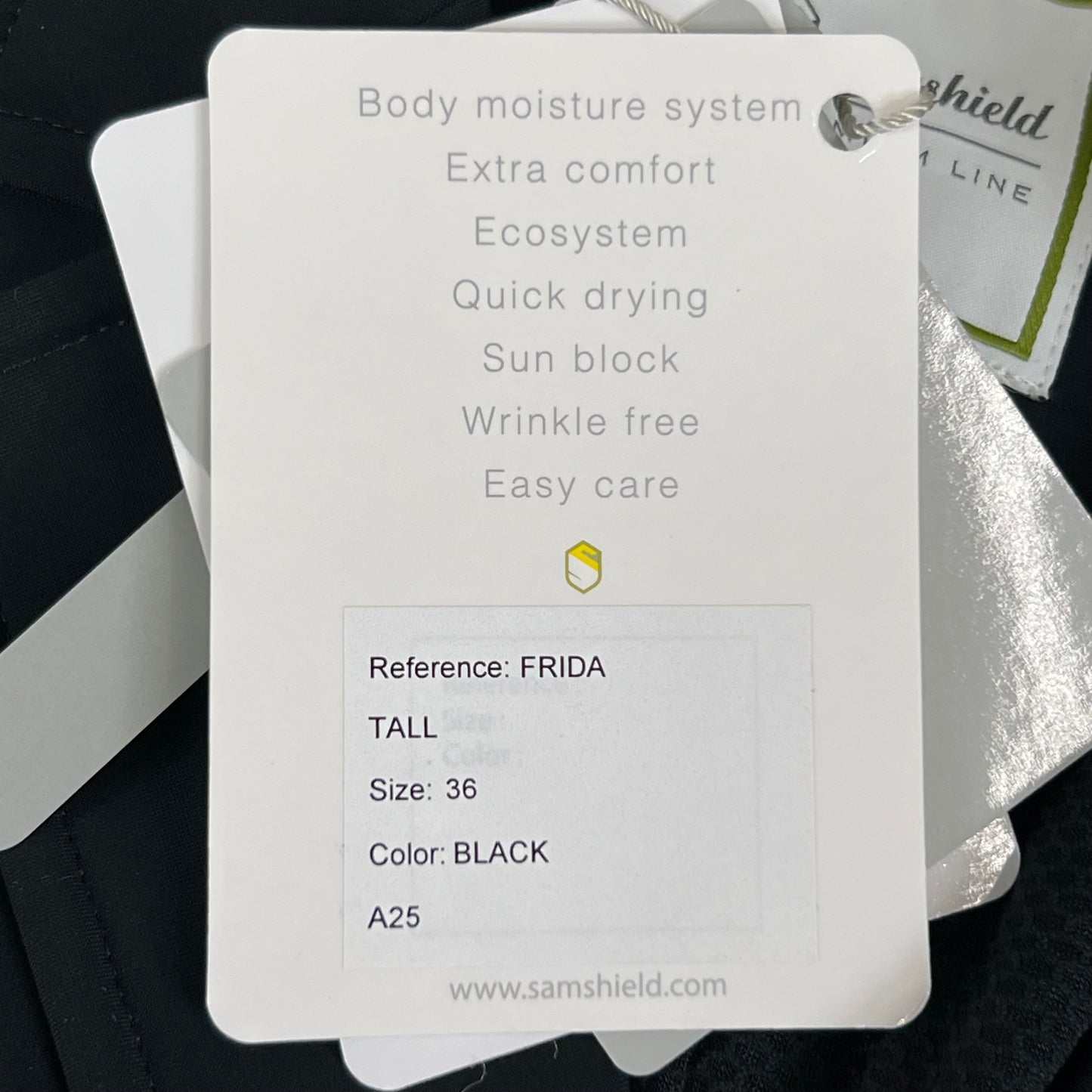 SAMSHIELD Victoria Equestrian Riding Jacket Sz Tall US 6, UK 8, FR 36 Black