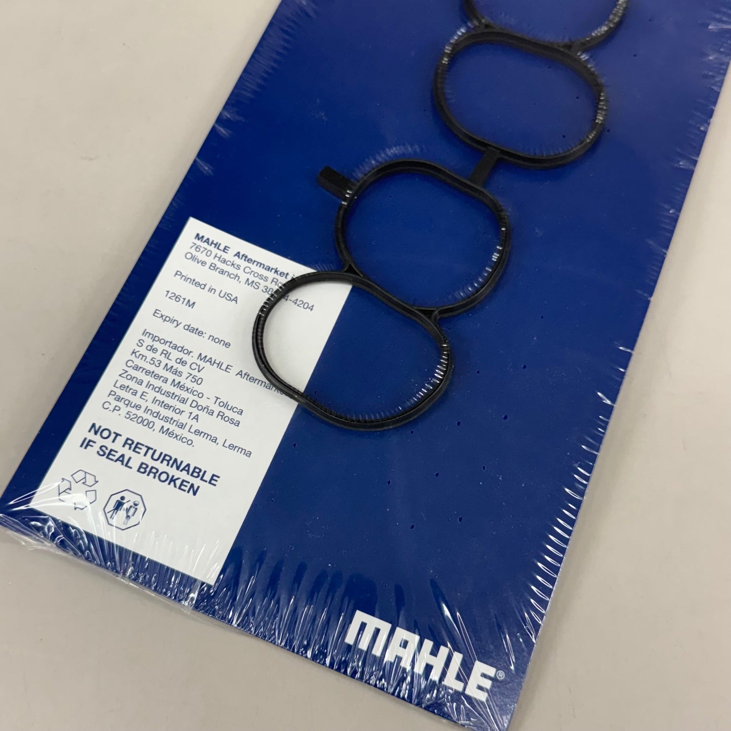 MAHLE Intake Plenum Gasket For Nissan Maxima & Infiniti Black MS19218