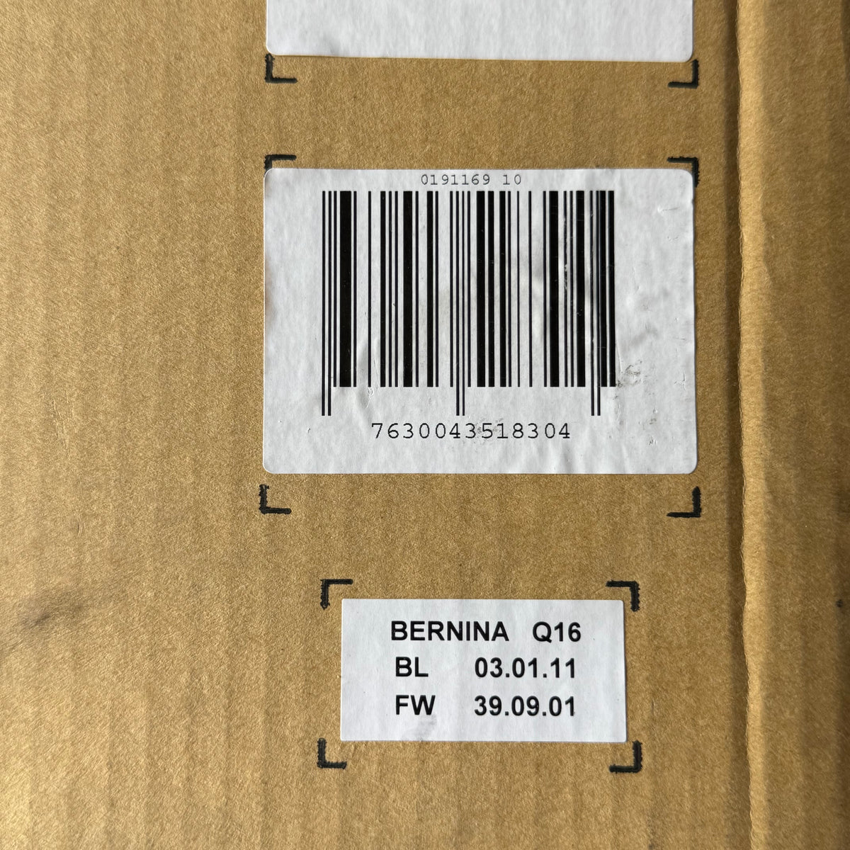 BERNINA Q16 Longarm Quilting Machine - Head Only (No Frame / Base Included)