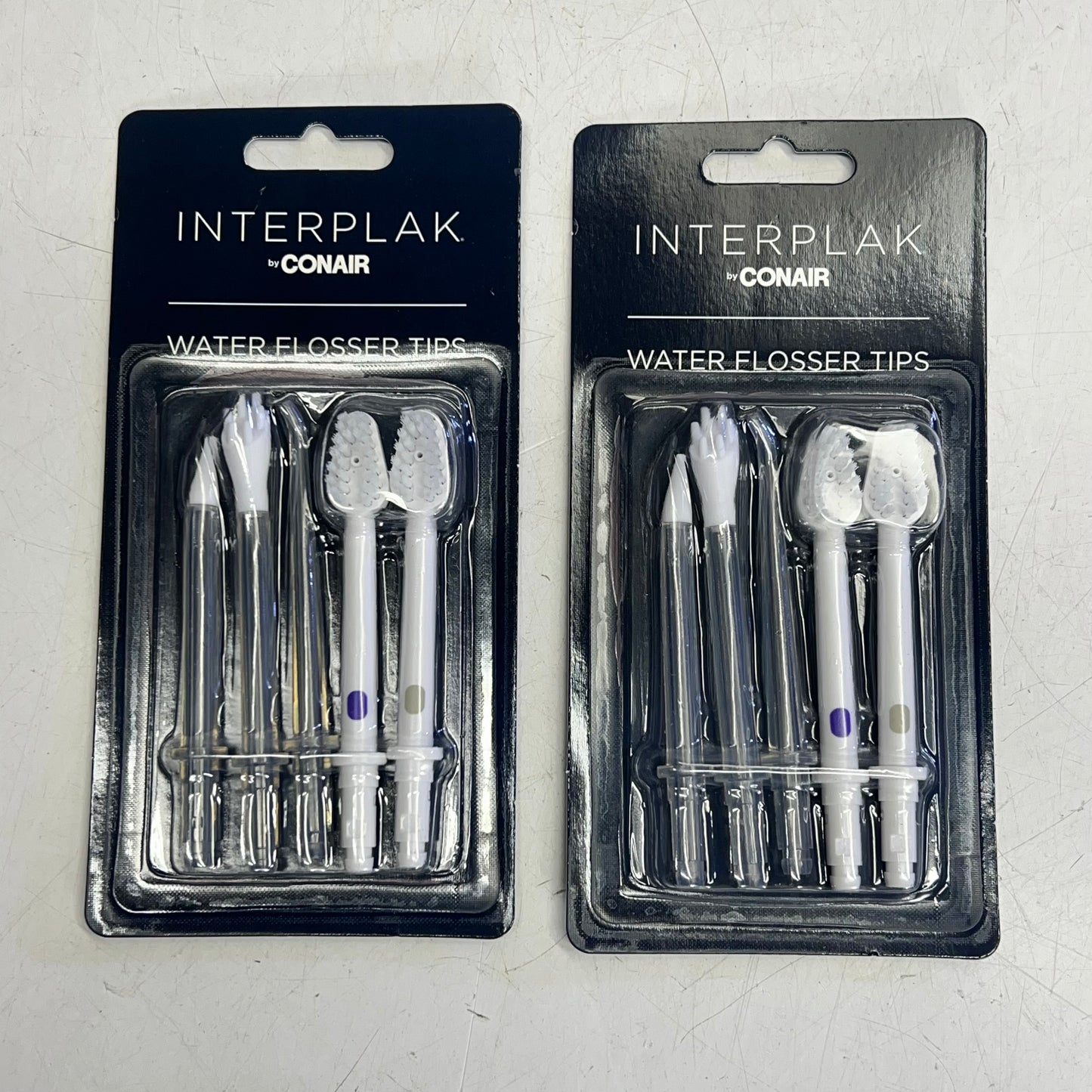 CONAIR (2 PACK, 5 PIECE EACH) Interplak Water Flosser Replacement Tips V504565