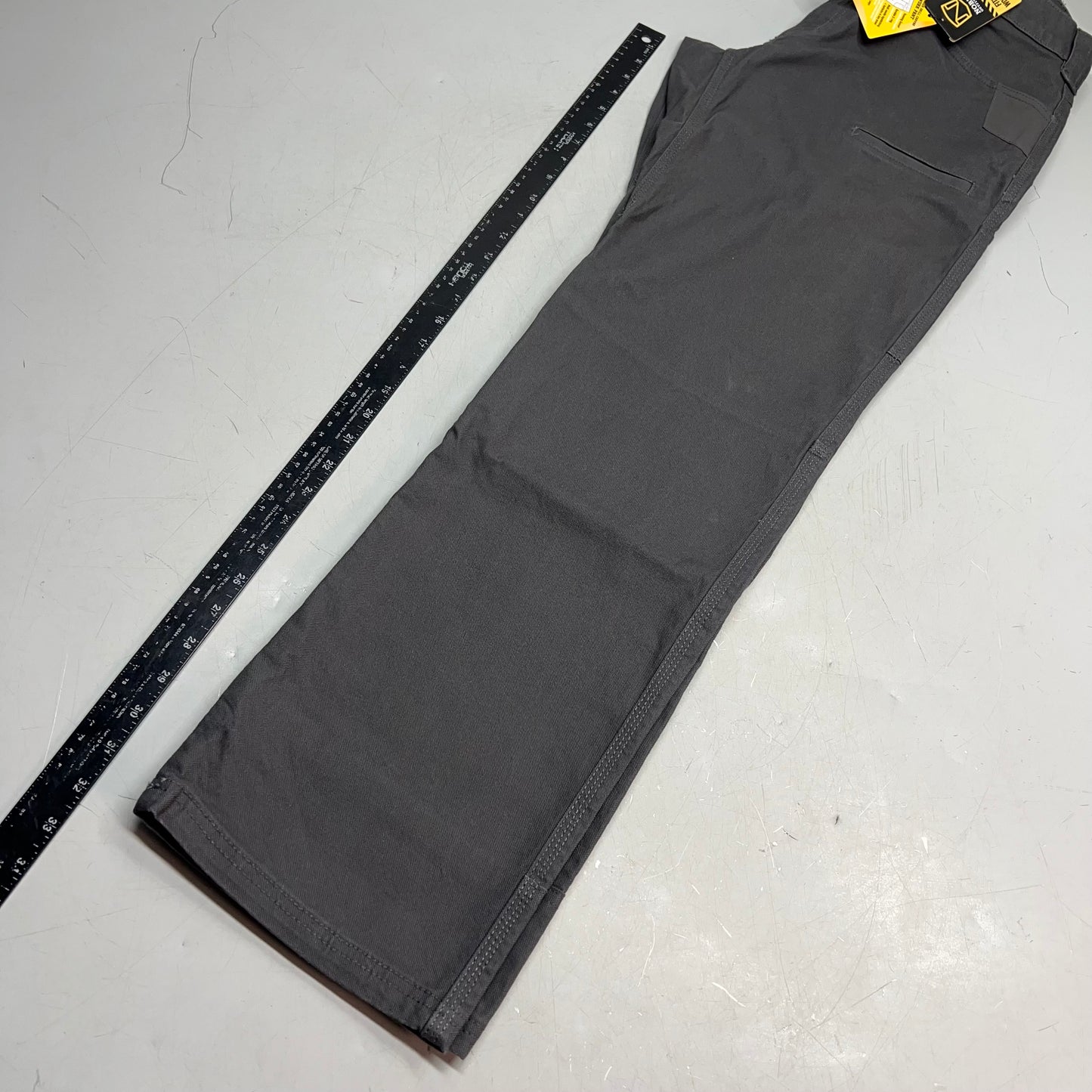 NOBLE OUTFITTERS Full Flex HD Hammer Canvas Work Pant Men's Sz 32x32 Wolf Grey