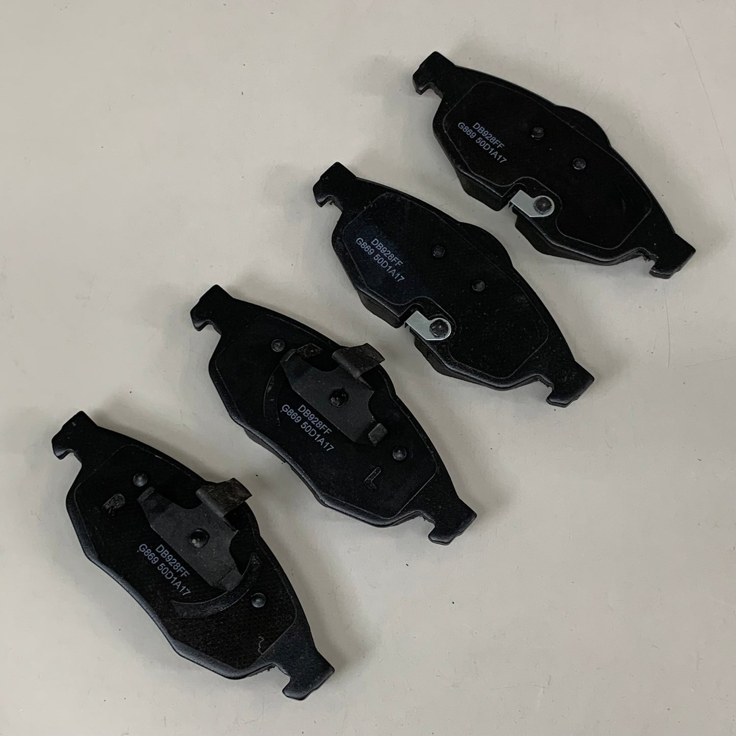 CARQUEST Premium Gold Ceramic Brake Pads Black/Chrome GNAD869