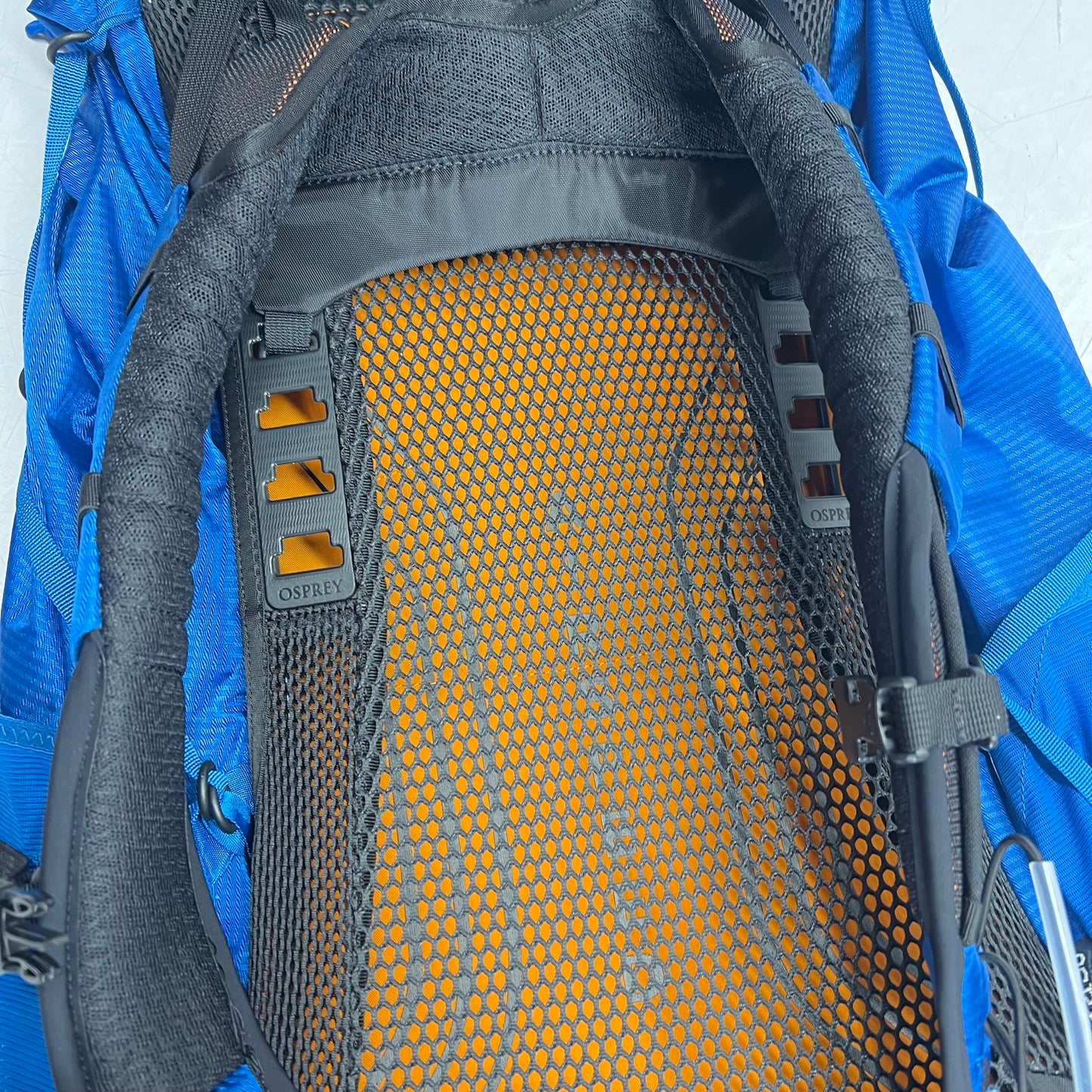 OSPREY Exos 58 Backpack Comfort Pack Men's Sz L/XL 61L Blue Ribbon 10004021