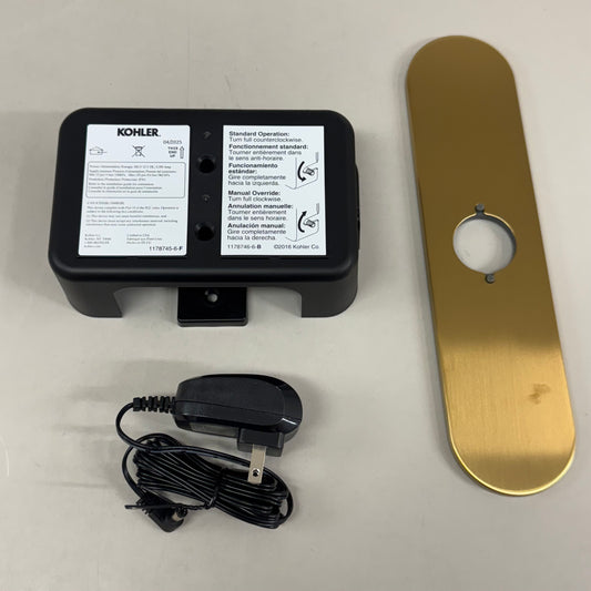 KOHLER Crue Touchless Pulldown Kitchen Faucet Vibrant Brushed Moderne Brass 22974-2MB