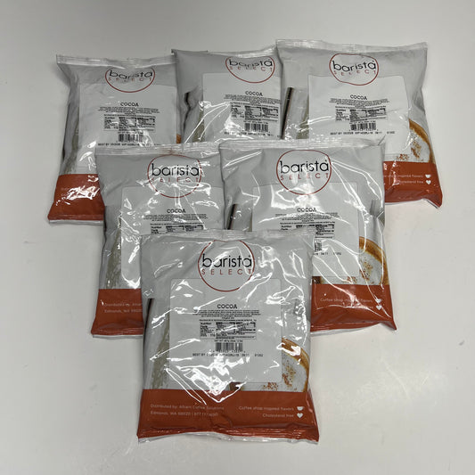 BARISTA SELECT (6 PACK) Cocoa Rich Creamy Hot Chocolate Flavor 32 Oz BB 05/28