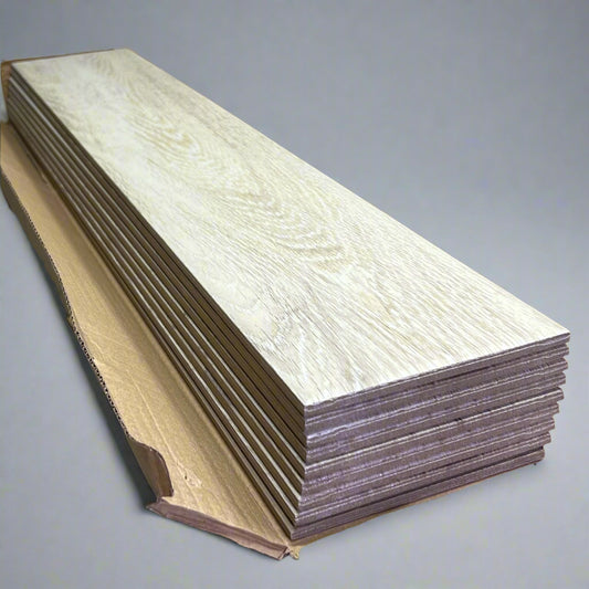 GRANISER (9 Pcs) Floor Tiles Sz 6" x 36" x 0.32", Aspen Beige F-449