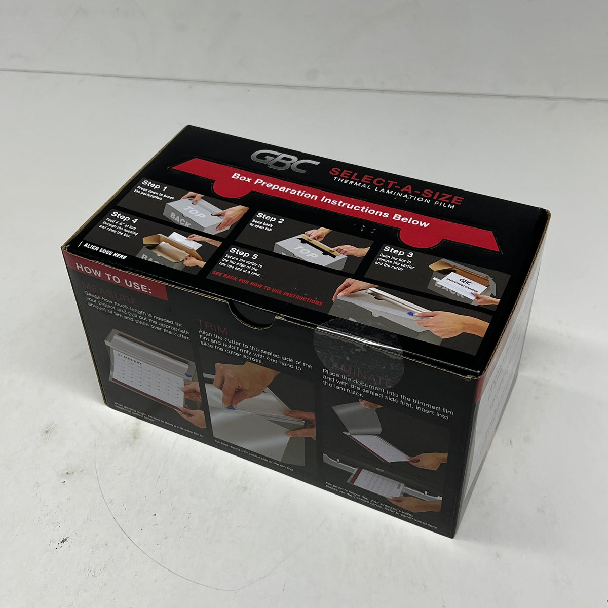 GBC Select-a-size Thermal Laminating Pouches Ready To Use 100' Clear GBC39069