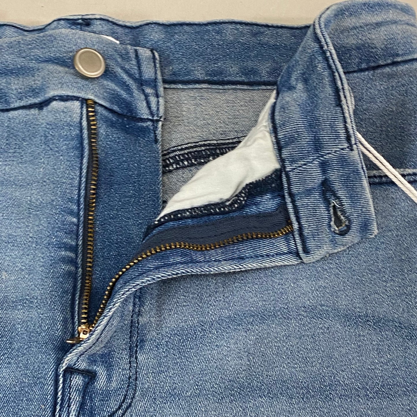 GOOD AMERICAN Good Legs Straight Split Pockets Women's Sz 10 Blue449 GSBP941CET