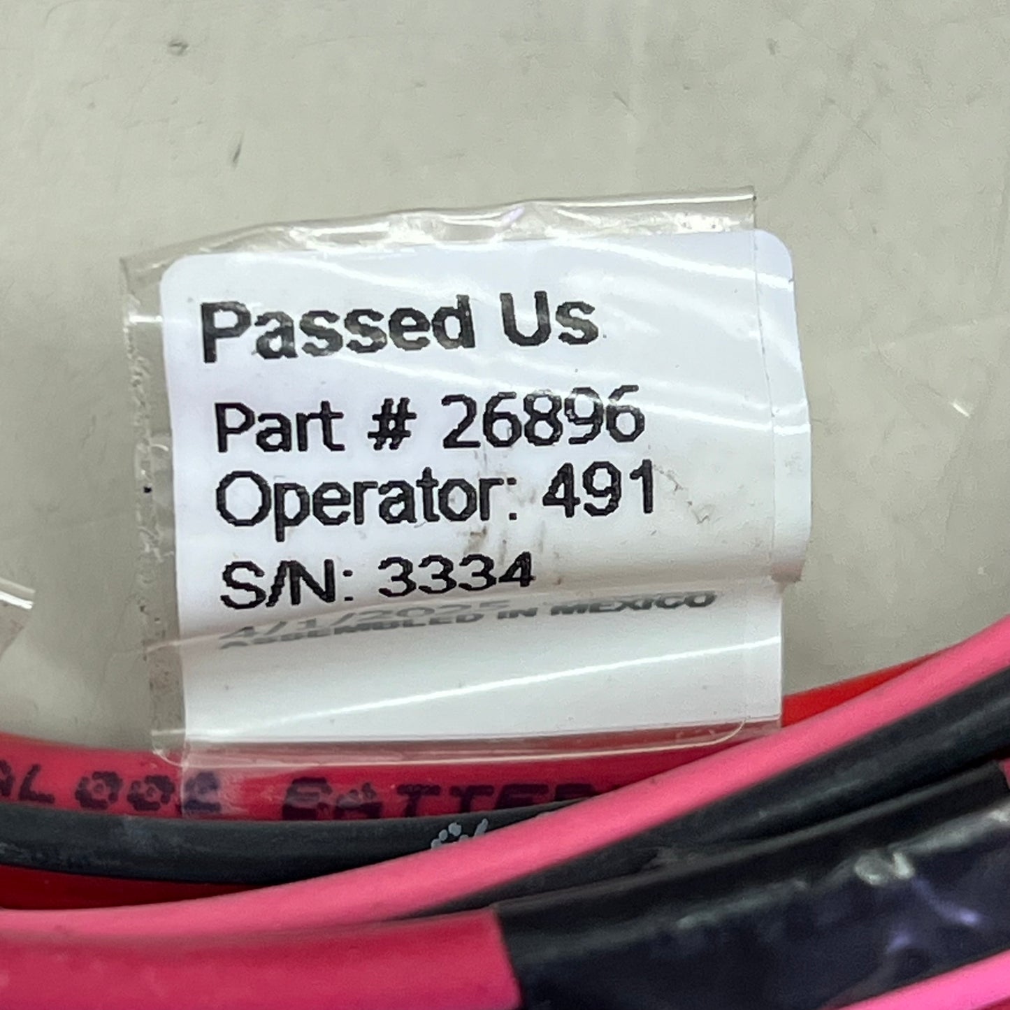 AIR LIFT Wireless One Harness 2nd Generation Made In USA Red/Black 26896
