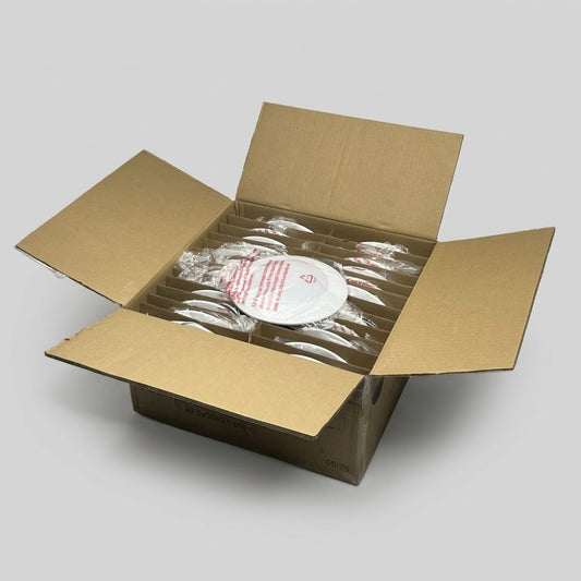 TRANS GLOBE (24 PACK) 7.5" Slim Led Flush Mount Disk Lights - White LED-30099-5CCT-24 WH