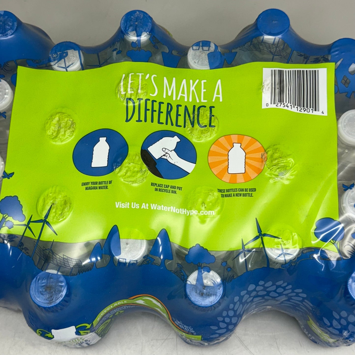 ZA@ NIAGARA (48 BTLS) Let’s Make a Difference Purified Drinking Water 10oz BB 12/25 D