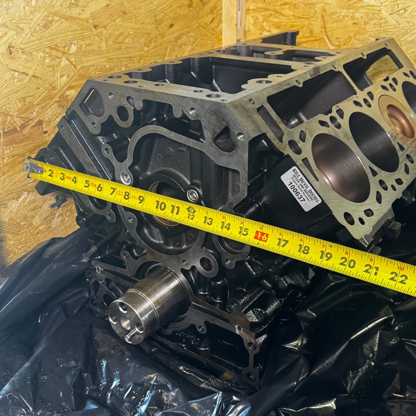 KILL DEVIL DIESEL Machined Engine 6.4 Powerstroke Builder Series Short Block 100637