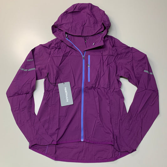 NATHAN Stealth Jacket W/ Hood Women's Plum Size Small NS90080-70030-S