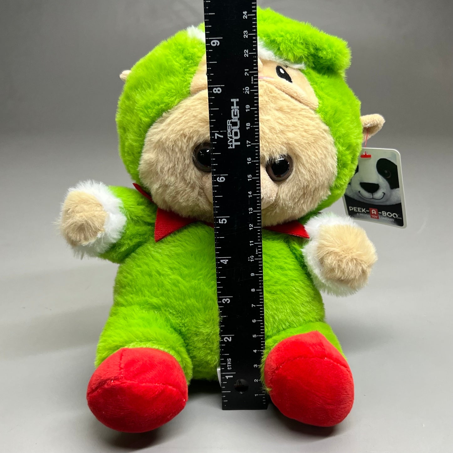 ZA@ PEEK A BOO TOYS Huggable Teddy Bear Elf Green XMASDIS30 C