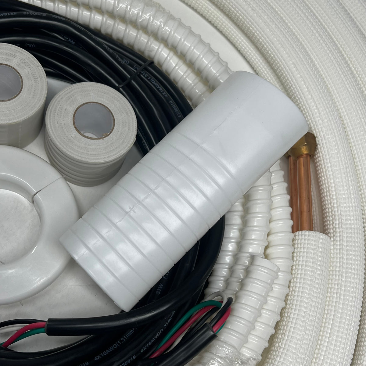 COOPER & HUNTER Bundled Installation Kit 1/4" - 3/8" 25' White PJX-N1-C25MAX