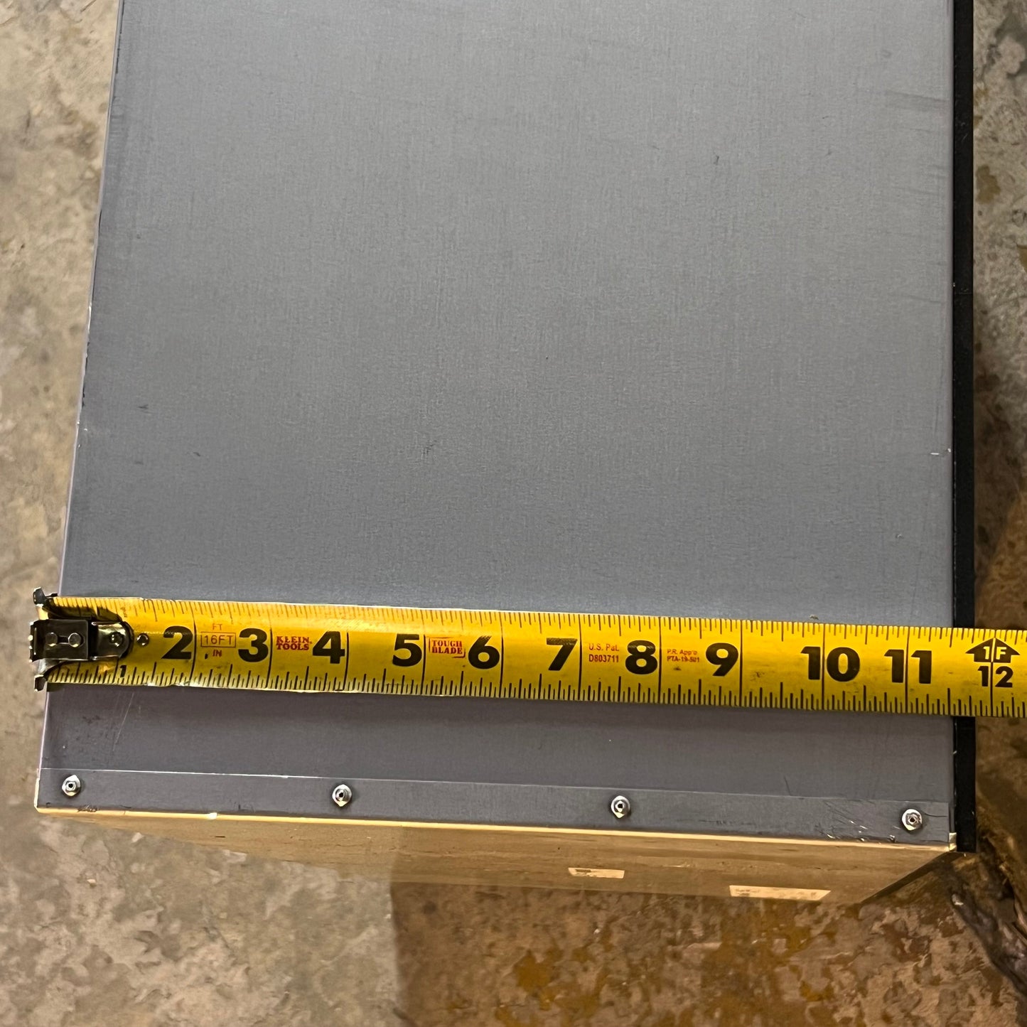 AIR HANDLER Air Handler Air Filter Unit Sz 24"L X 11.5"W X 24"H, Grey 2GHG7