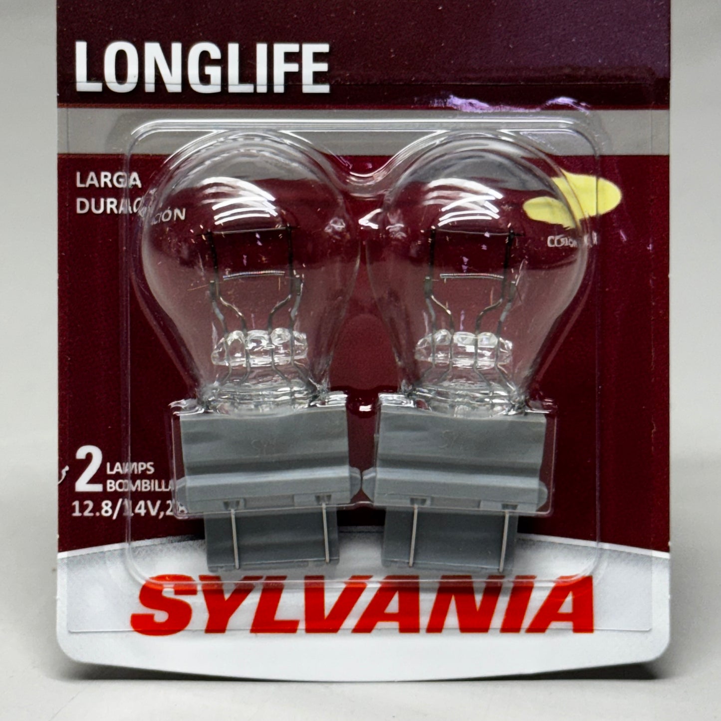 SYLVANIA (6 Bulb) Long Life Incandescent Mini Bulb 4057,Clear 4057LL.BP2