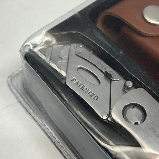 SNAP ON Blue Point Compact Folding Lock Back Utility Knife Brown/ Silver LBUK1