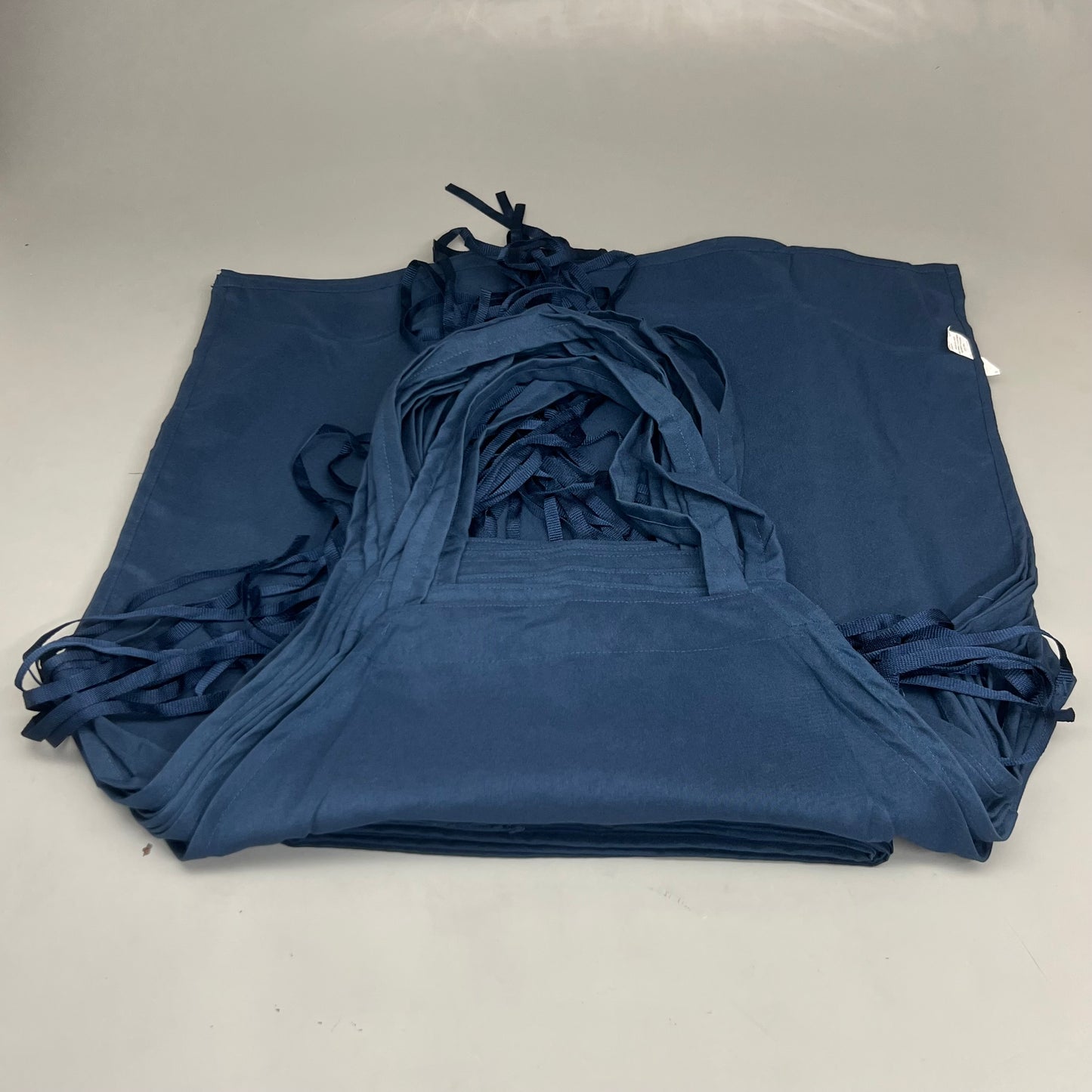 CANADIAN LINEN (12 PACK) No Pocket Industrial Aprons Navy AP0113