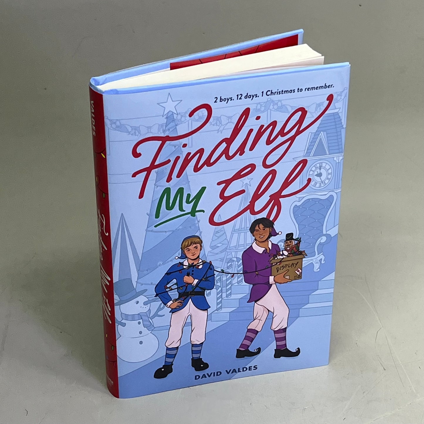 FINDING MY ELF Young Adult Fiction Christmas Hardcover Book By David Valdes