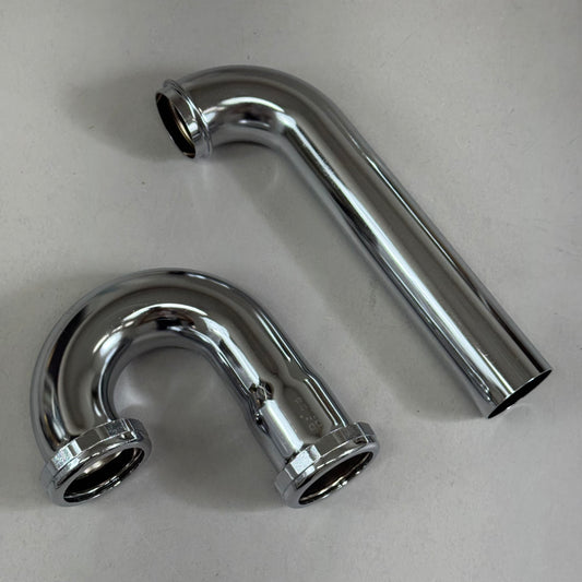 DEARBORN Chrome Plated Brass Tubular P-Trap 1-1/2" Chrome 704-1 (New Other- (Distressed Packaging))