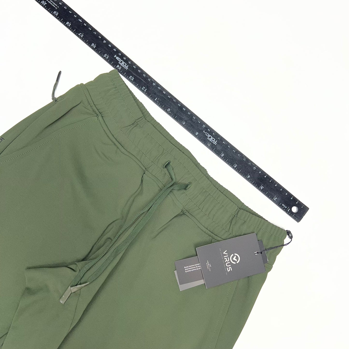 ICONX Drawstring Joggers Biofleece Construction Men's Sz S Evergreen/Black