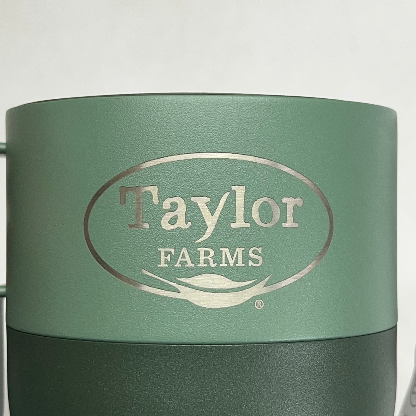 ZA@ KLEAN KANTEEN Rise Mug W/ Flip Lid W/ Taylor Farms Company Logo 14 Oz Sea |Spray 1010194