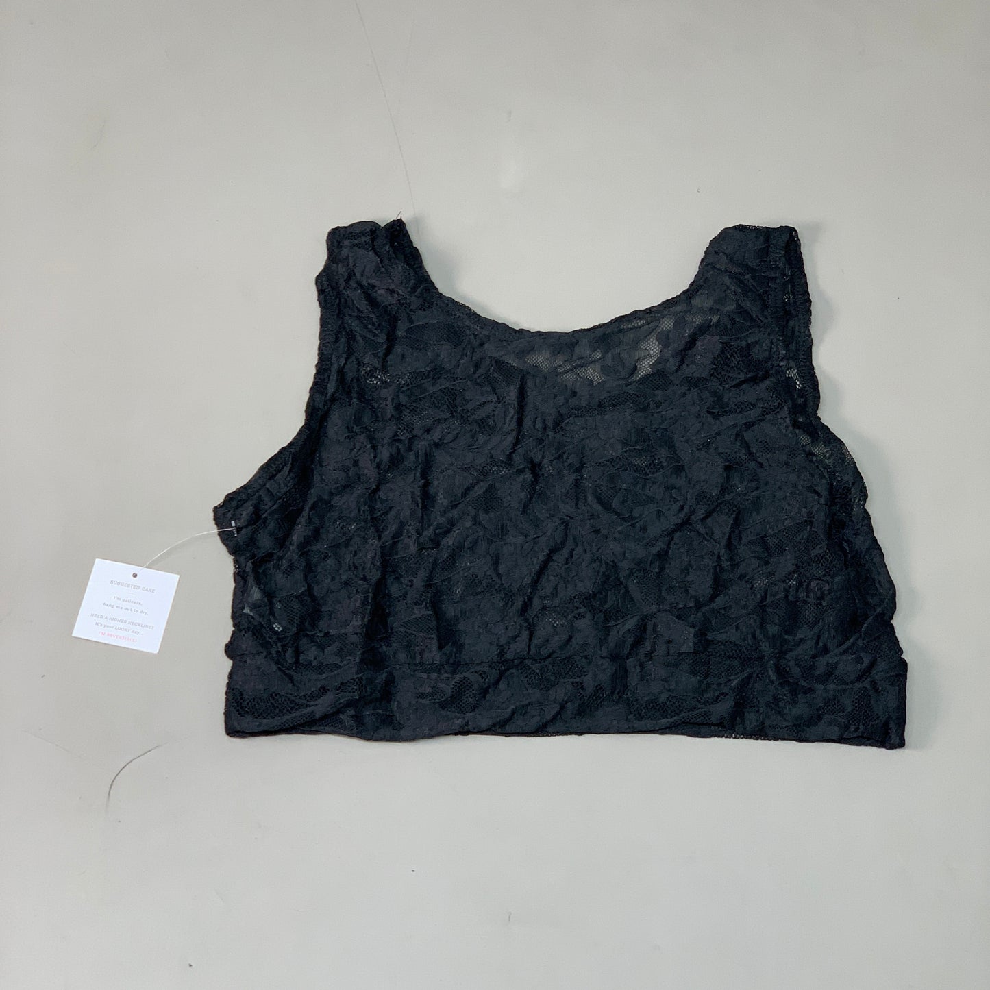 HALFTEE Full Lace Tank Nylon & Spandex Blend Floral Black L (23)