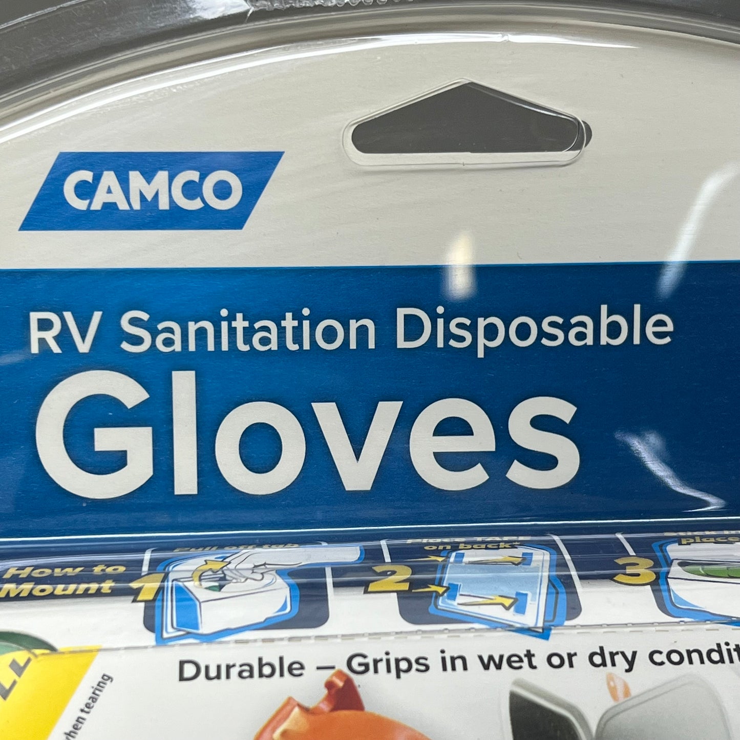 CAMCO (3 PACK) Disposable RV Sanitation Gloves One Size Fits all 100 Count Green 40285