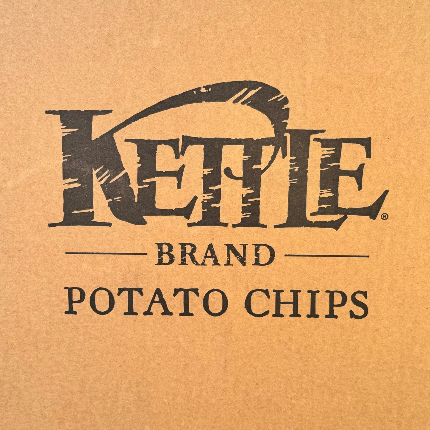 ZA@ KETTLE Potato Chips Stand with/ 4 Flavors, 2 oz bags BB 01/25