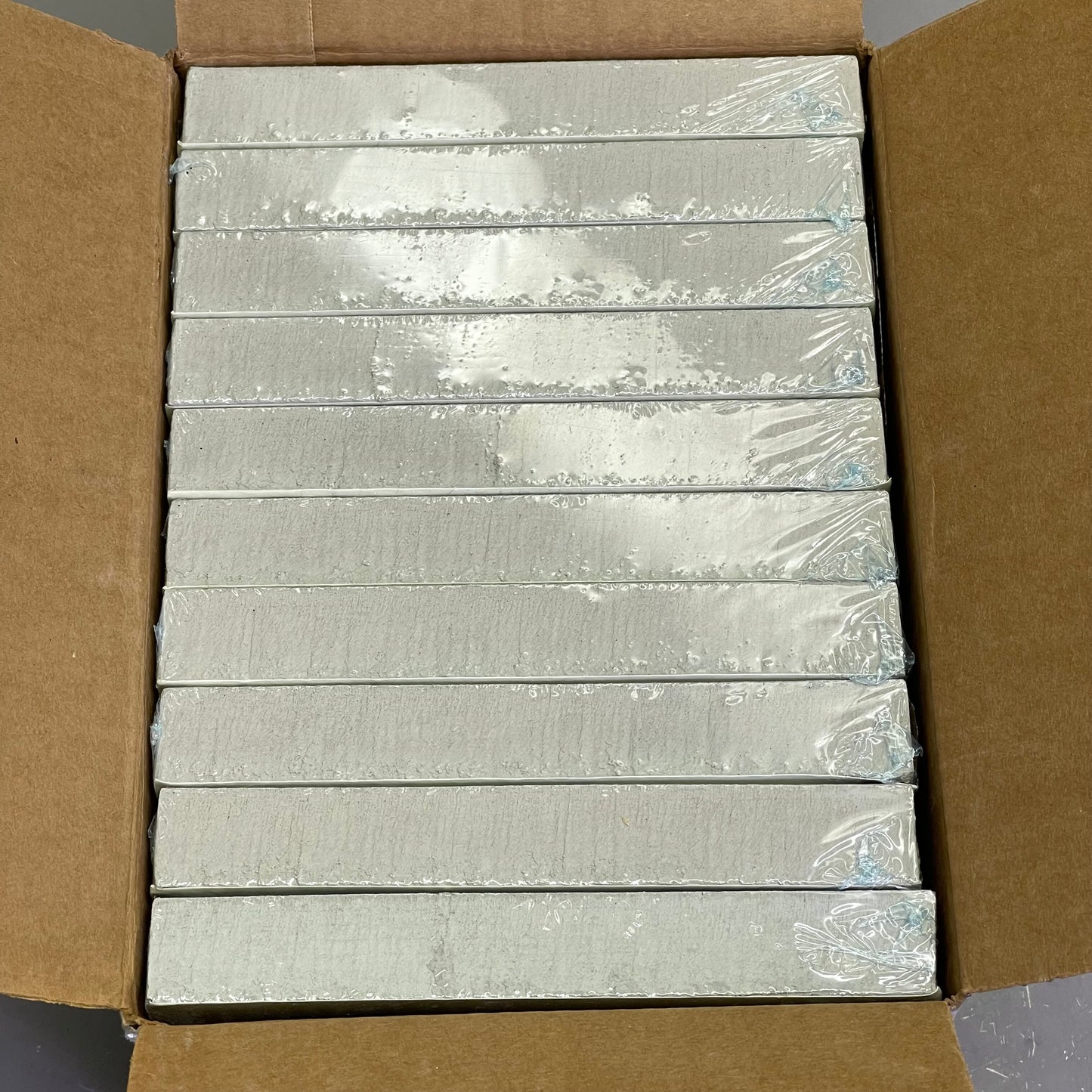 PORTLANDPRODUCTS (10 PACK) Primed Smooth Small Light Block O/D 7.25" x 7.25" x I/D 3-5/8" Grey PPS231LBS