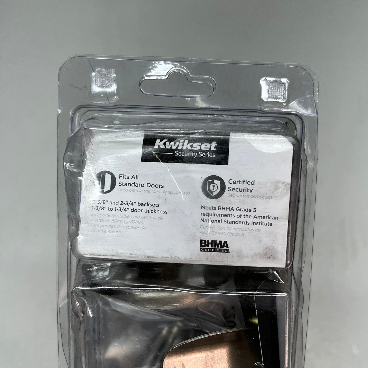 KWIKSET (2 PACK) Tylo Keyed Entry Door Knob SmartKey Satin Chrome 94002-820