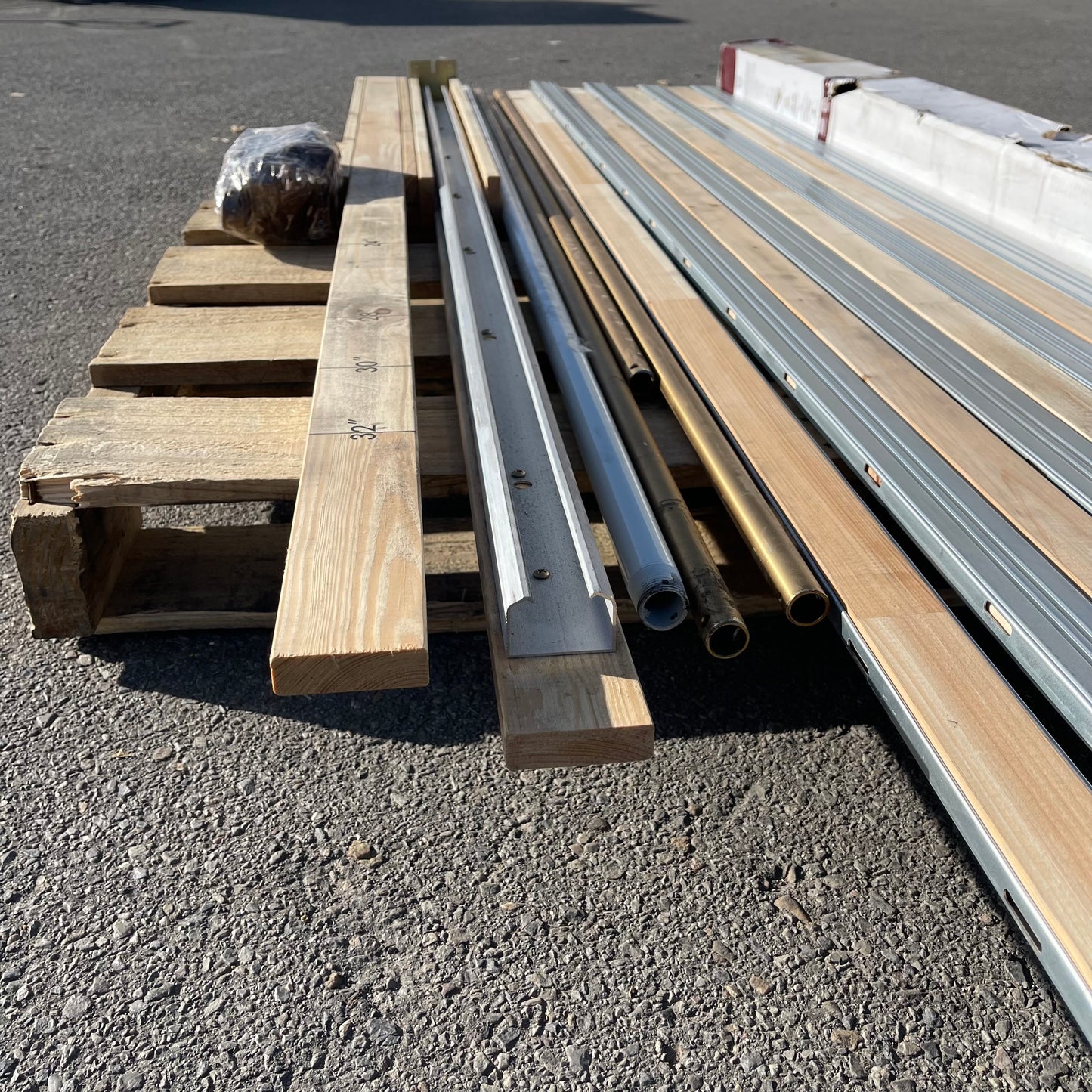 ZA@ Pallet of NATIONAL HARDWARE Pocket Sliding Door Parts (AS-IS)