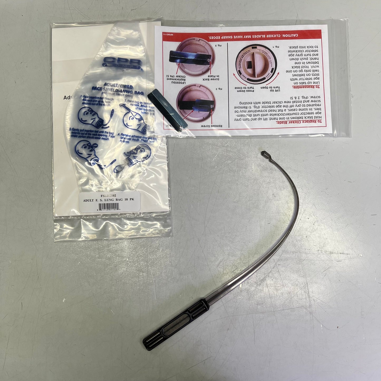 NASCO HEALTHCARE CPR Prompt Manikin Adjustable Adult/Child Blue LF06001