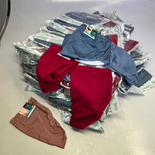 ZA@ VANITIY FAIR Lot Of Assorted Underwear W/ Lace Waistband Women's Variety Sz  Multicolor