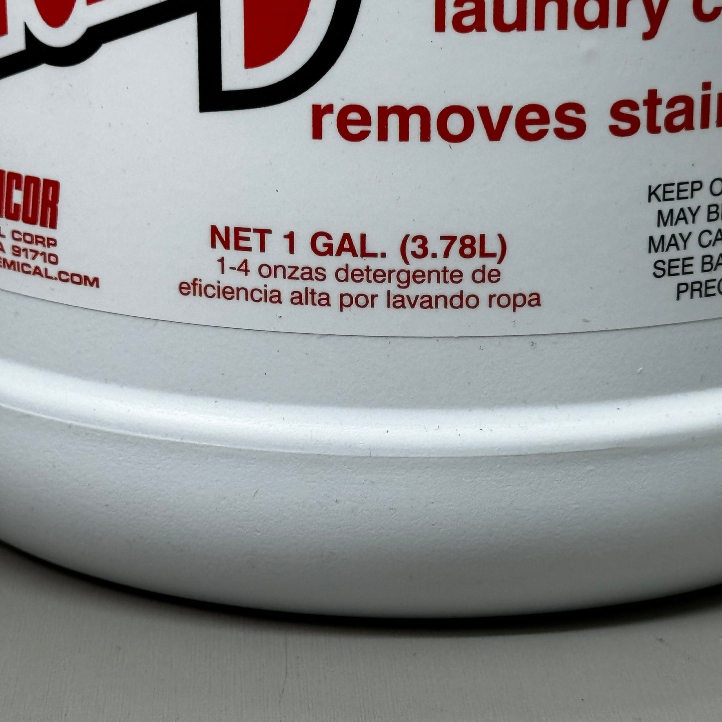 CHEMCOR (4 PACK, 4 GALLONS) Laundryforce Commercial HE Liquid Detergent 71501