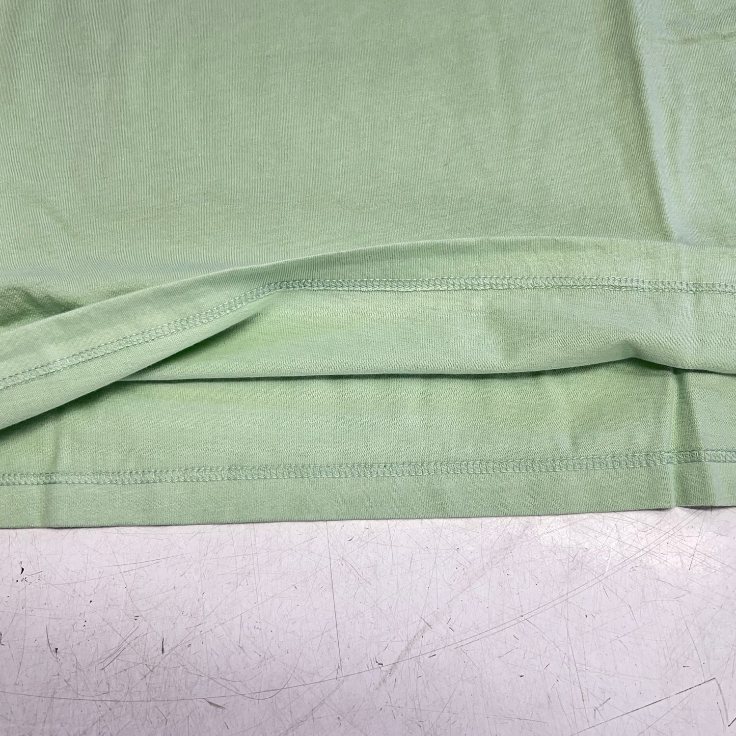 HANES Originals V Neck Tee Shirt W/ Chest Pocket Women's Sz 3X Butter Mint