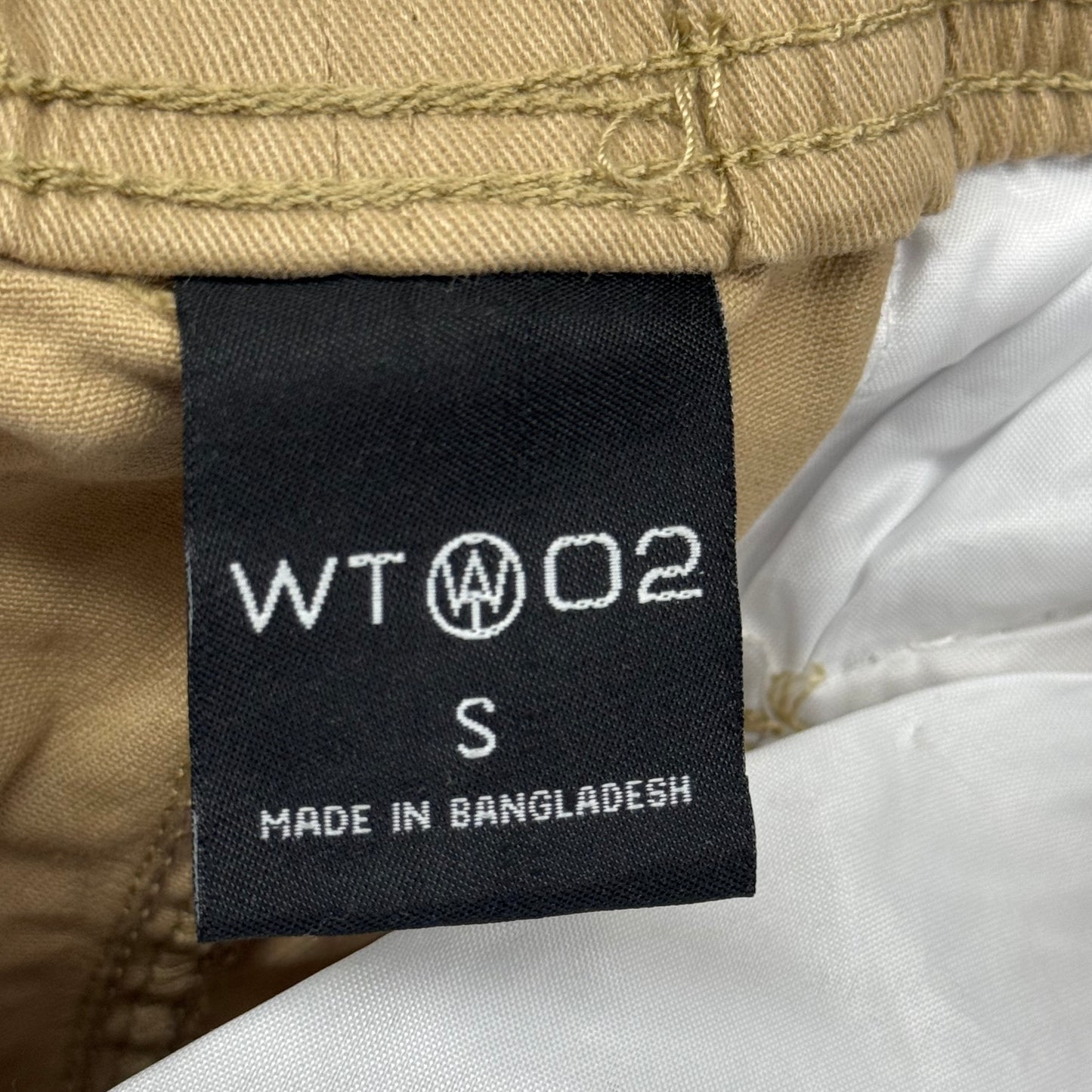 WT02 Jogger Pants Men's SZ Small Light Khaki 9091-3331A