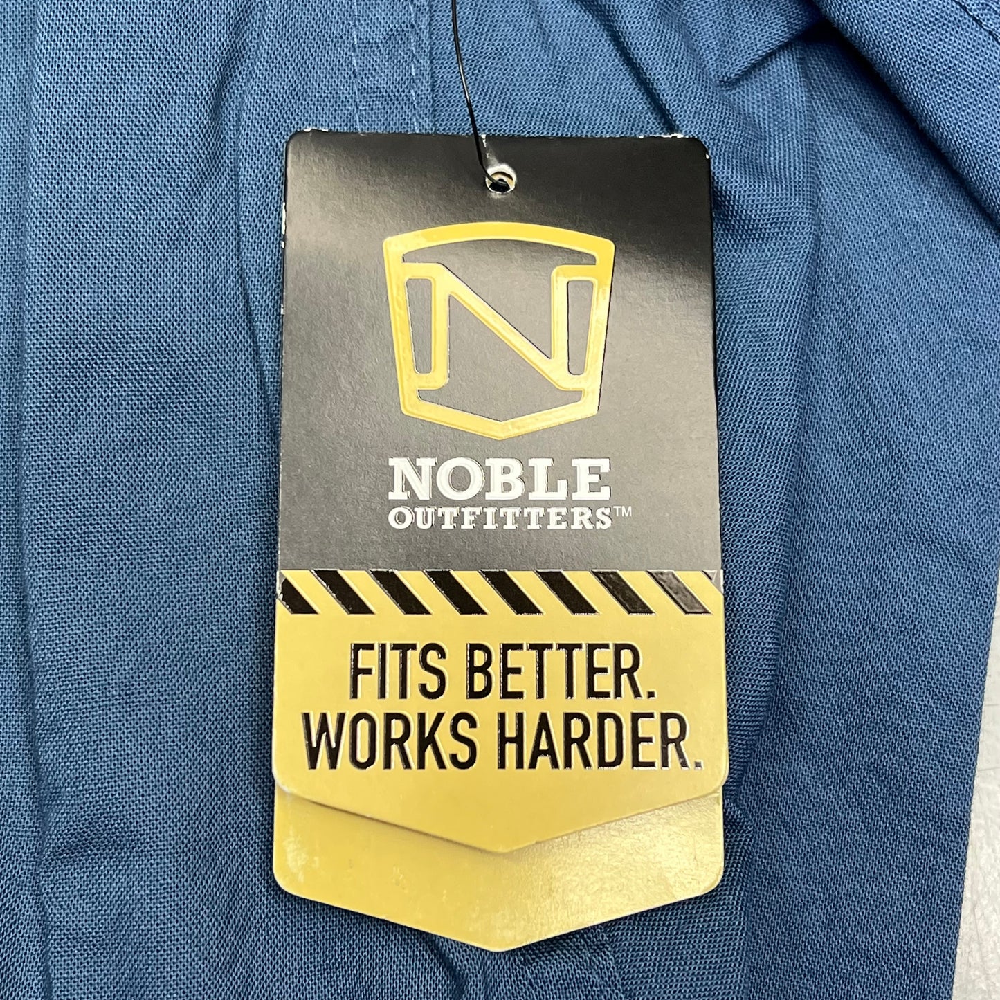 NOBLE OUTFITTERS Long Sleeve Weathered Work Shirt Men's Sz L-T Steel Blue 11049