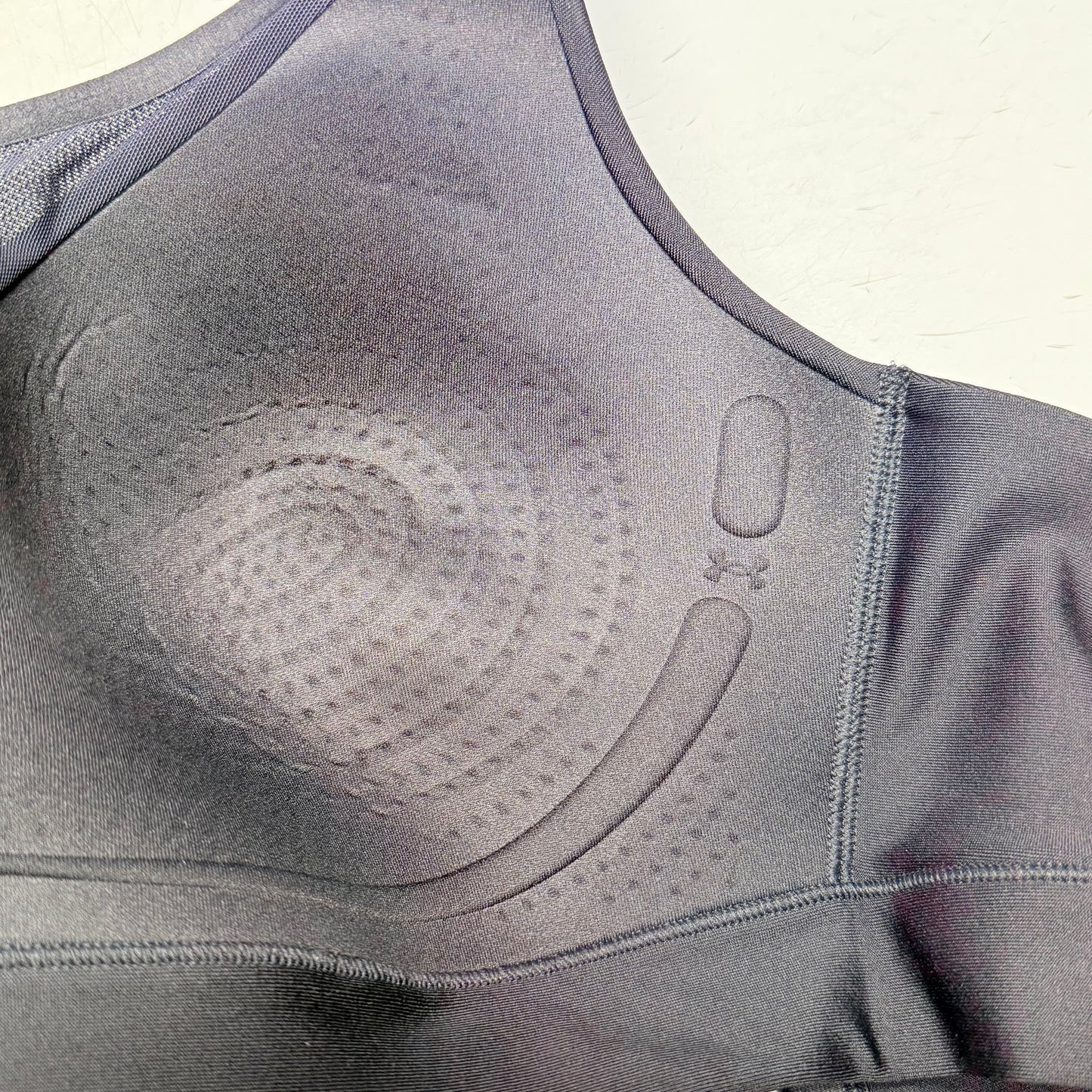 UNDER ARMOUR Infinity 2.0 High Sports Bra Fitted Women's Sz L Cup(D-DD)Black