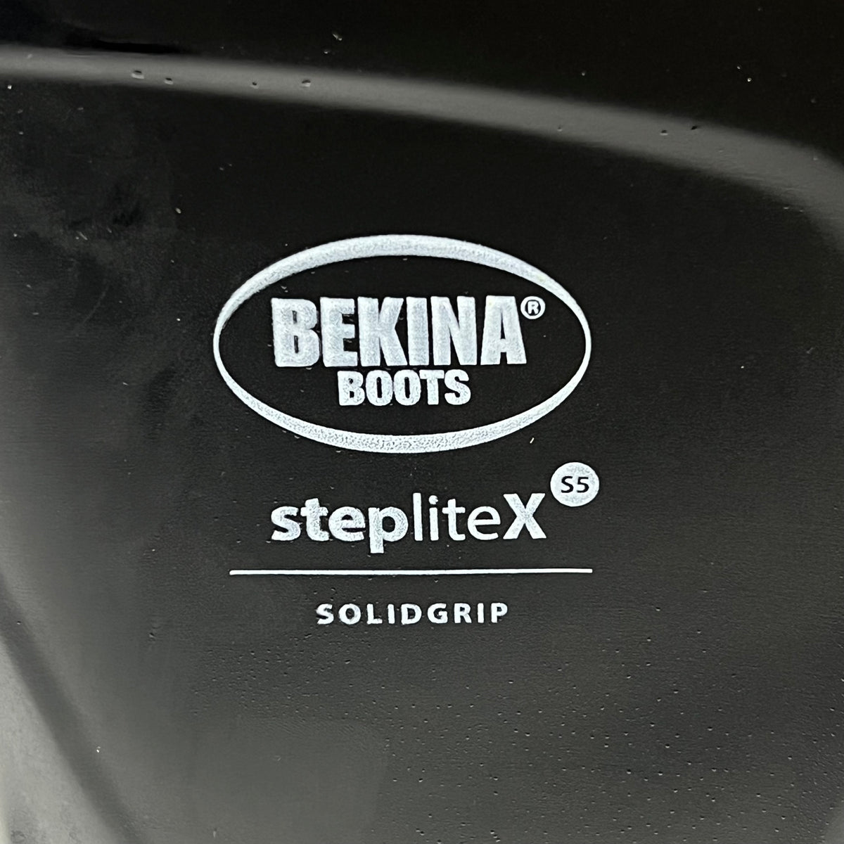 BEKINA BOOTS Solidgrip Steplitex Boots Regular Toe Men's Sz 13 Black