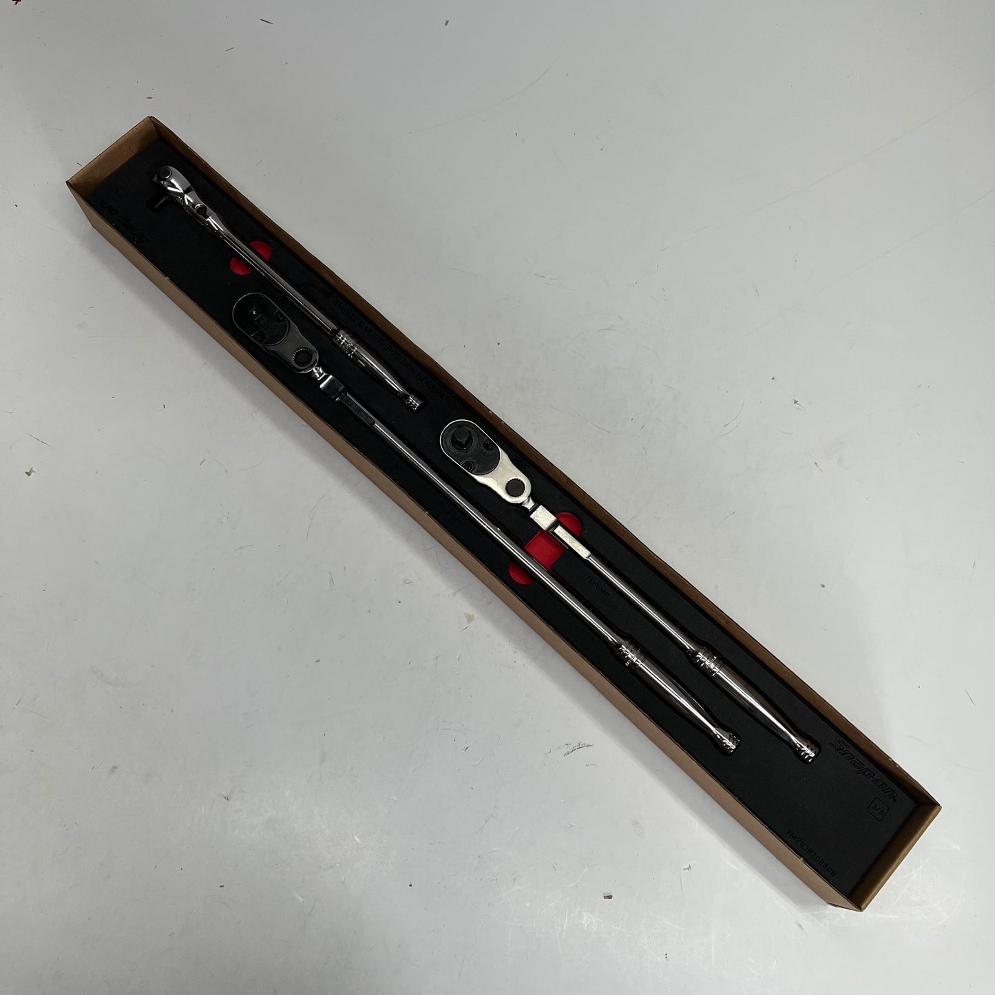 SNAP ON Mixed Ratchet Set Pro Fit Organization  3 Piece - 3/8"Drive  203RT0280FR