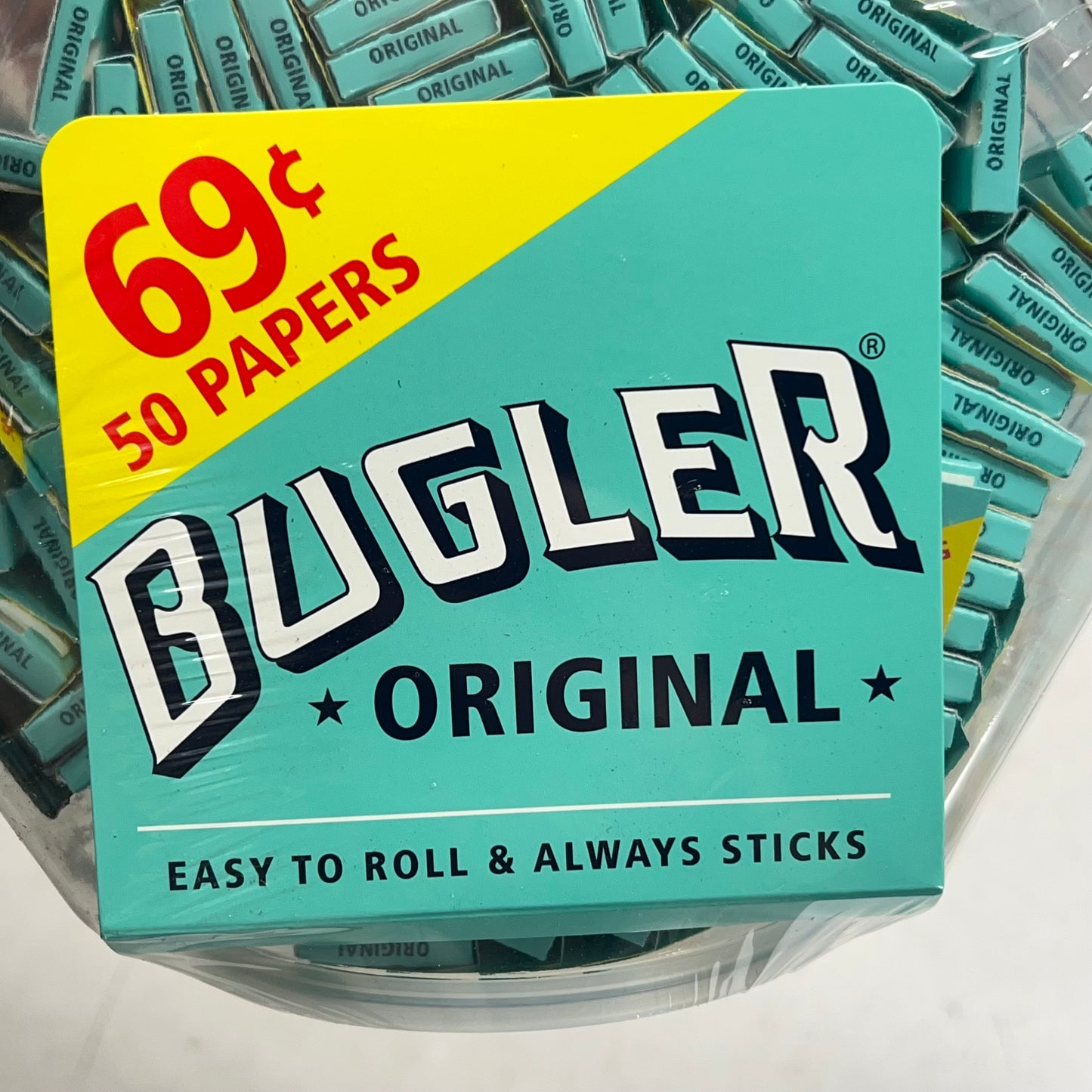 BUGLER (100 PACK, 50 EACH) Original Rolling Papers For Tabaco Unflavored White