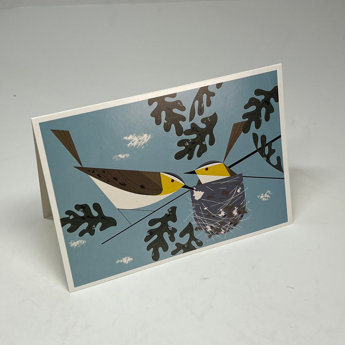 POMEGRANATE (20 PACK) Charley Harper Nesting Instinct Notecards W/ Envelope 4x6"